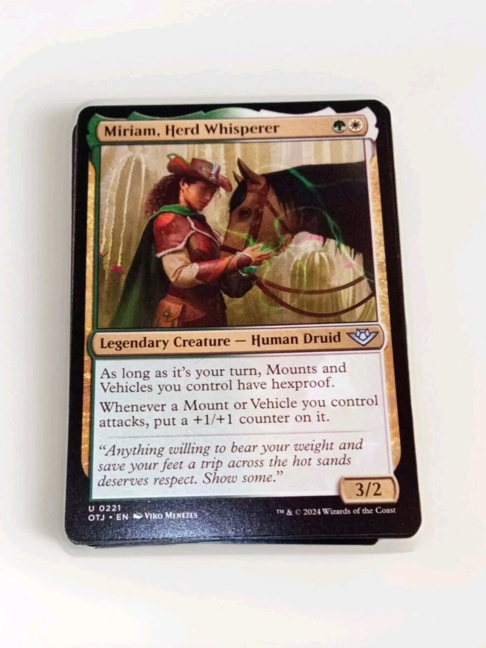 Miriam, Herd Whisperer 100 Card Magic The Gathering Commander Deck Mtg
